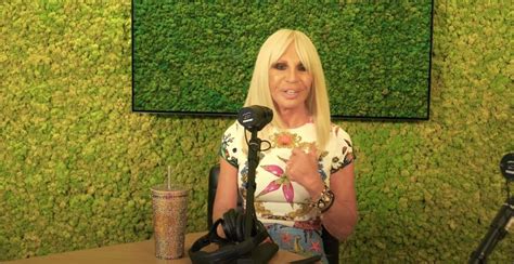 donatella versace muschio|Donatella Versace .